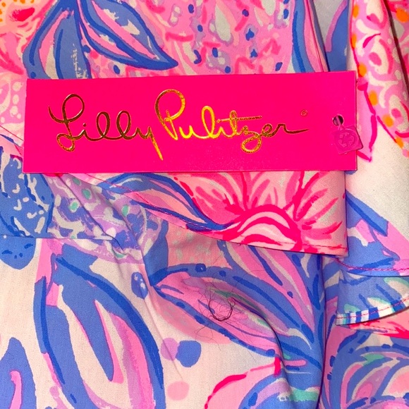 Lilly Pulitzer One Shoulder Top - Picture 6 of 7